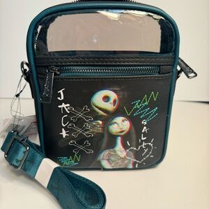 NWT. Loungefly Disney Crossbody Bag - Jack Skellington and Sally bag.